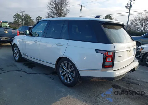 2017 Land Rover Range Rover 3.0L V6 Turbocharged Diesel Hse Td6 z USA, uszkodzony, nr VIN SALGS2FK0HA329535